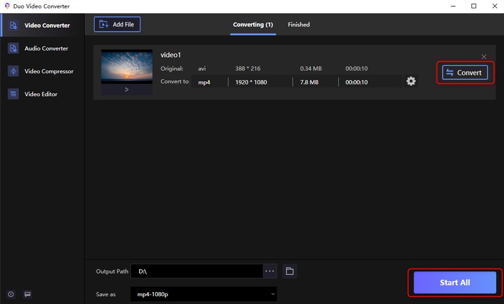 Convert Video Now