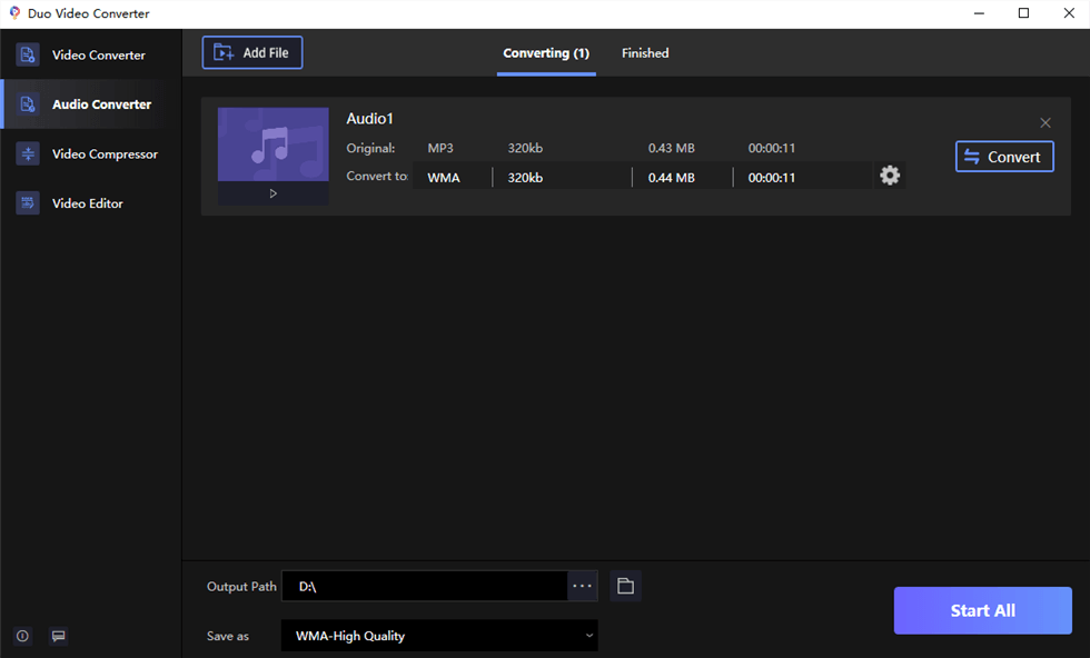 Duo Video Converter Overview