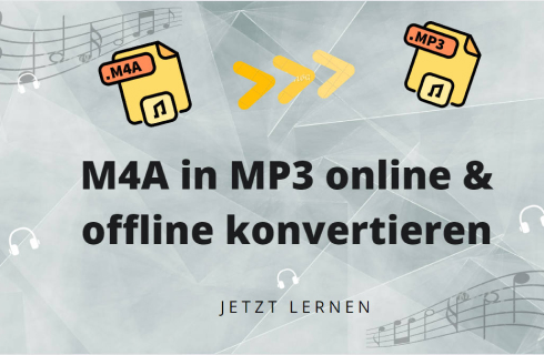 m4a in mp3 online und offline konvertieren