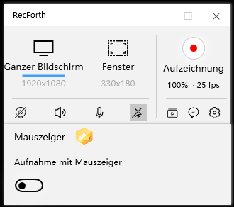 so zeichnet man den ganzen bildschirm auf
