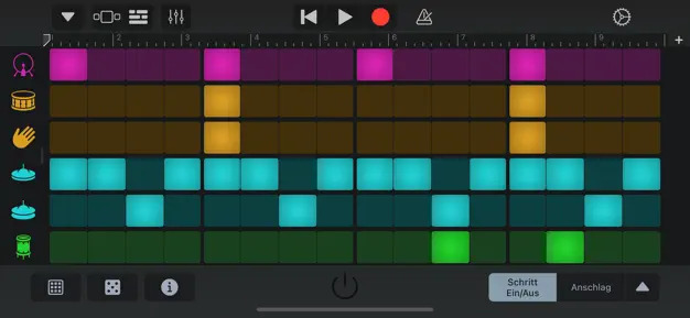 garageband schnittsstelle