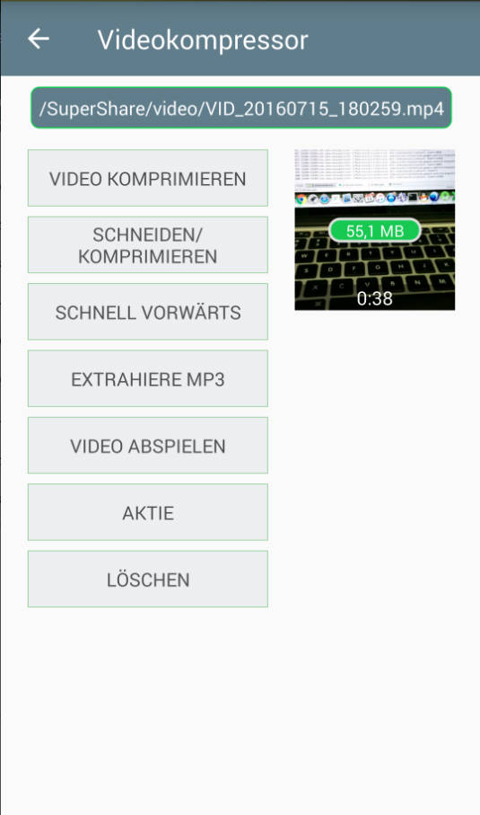 video auf android komprimieren