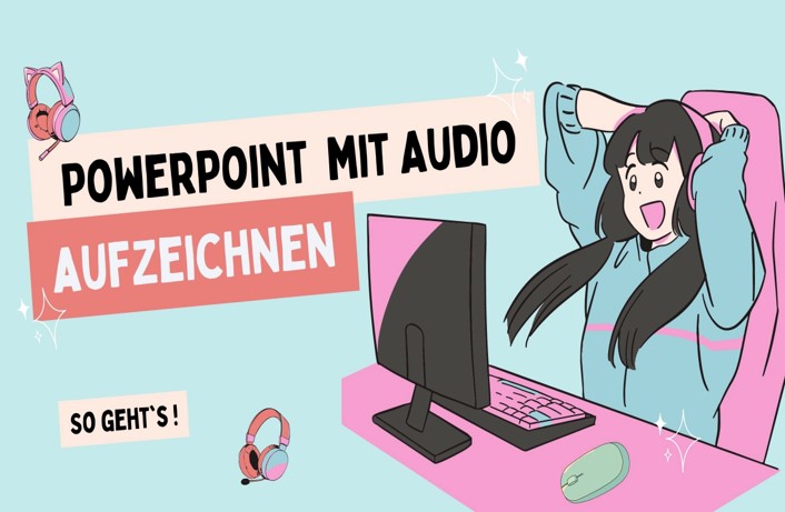 powerpoint mit audio aufnehmen