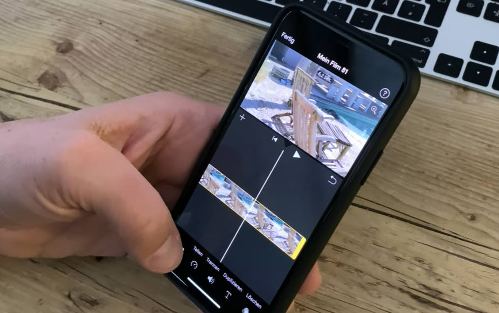 video mit imovie auf iphone erstellen