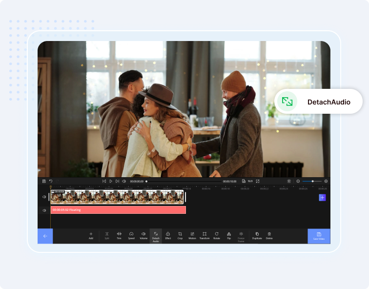 Detach Audio from Video