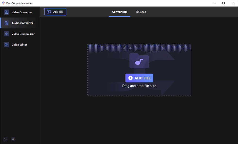 Audio Converter Interface