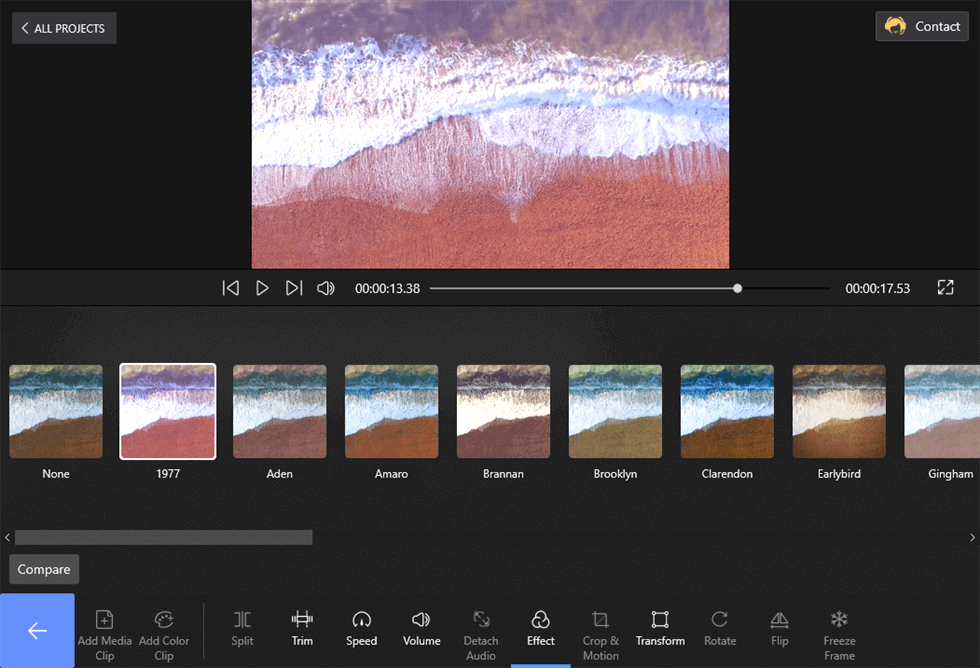 Add Effects to the Video