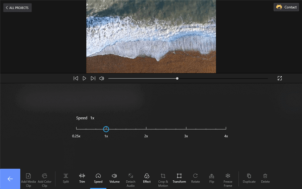 Change Video Speed