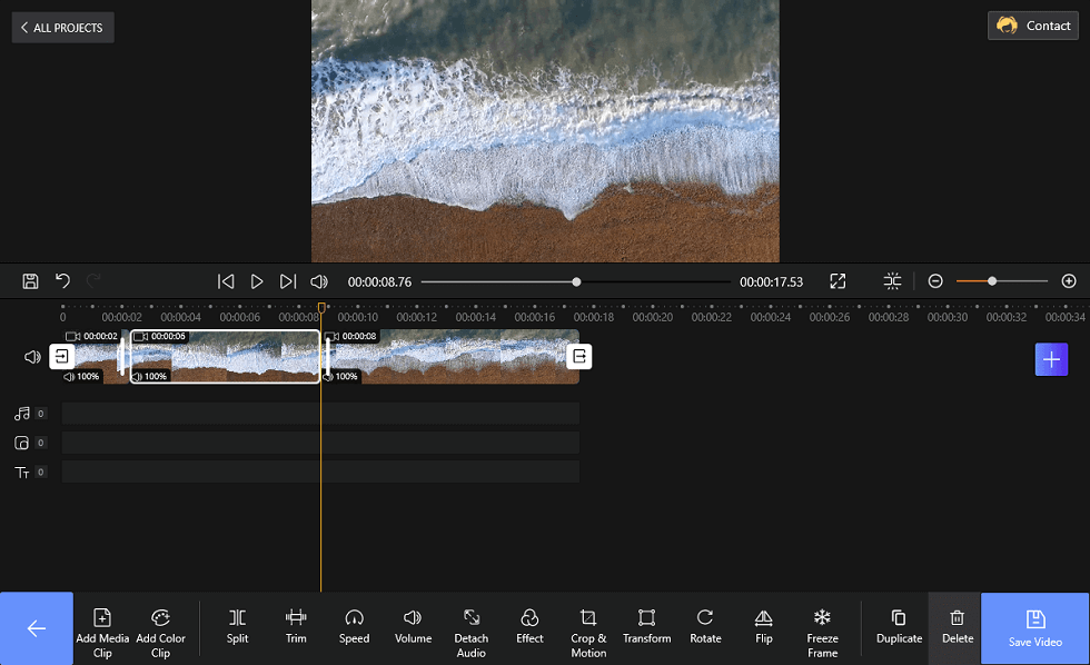 Split Video via FilmForth
