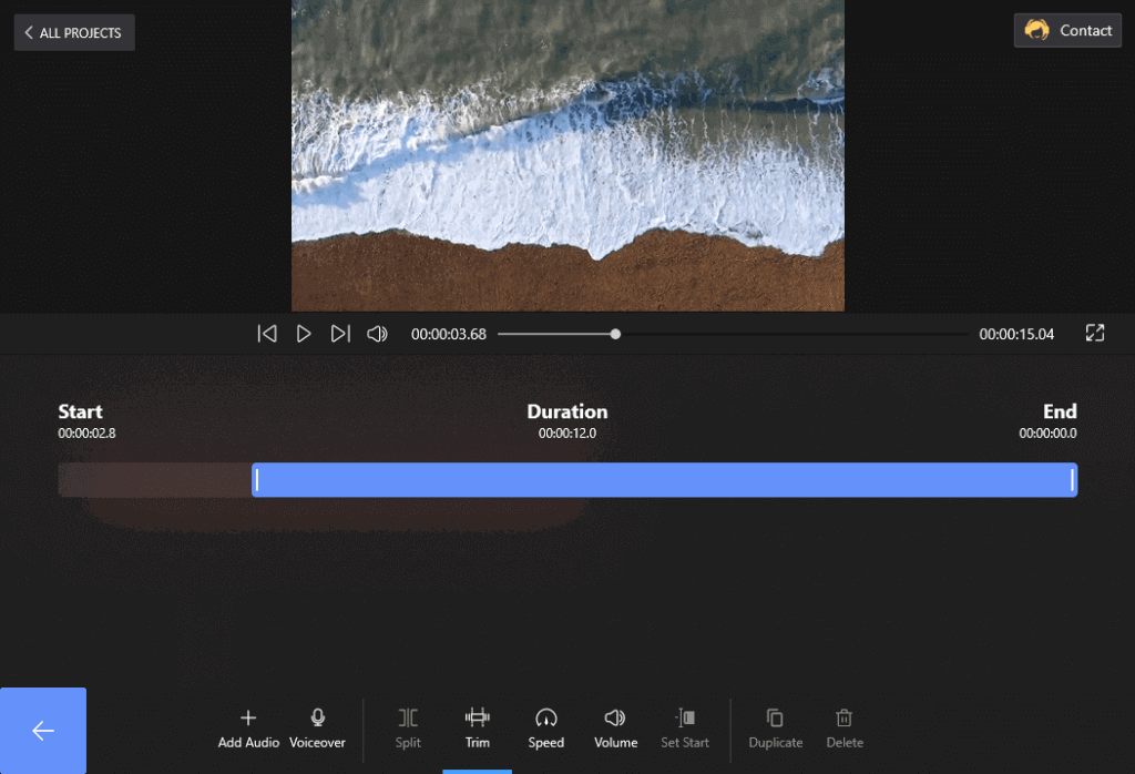 Trim the Audio 