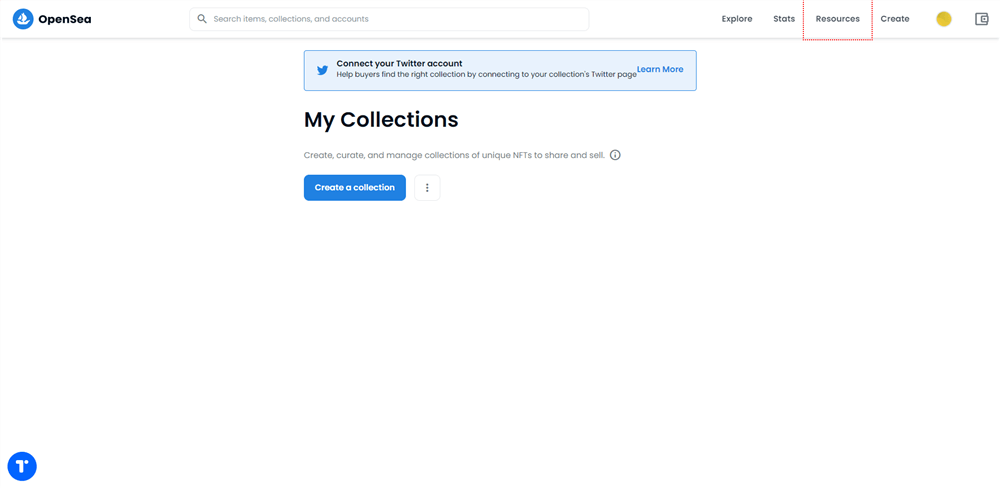 OpenSea Create My Collection
