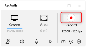 Start Recording With The Set FPS
