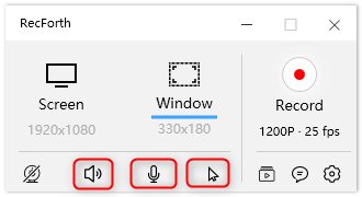 Window Mode Settings