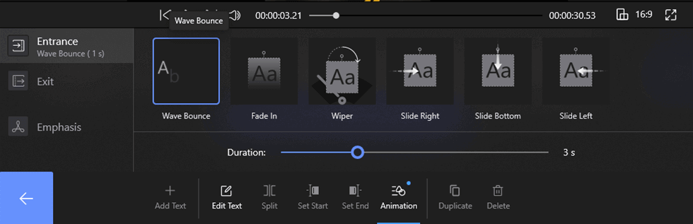 Animated the Text