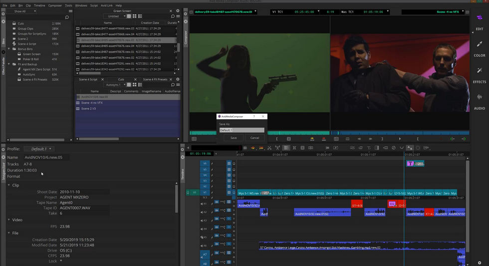 Avid Media Composer Editing