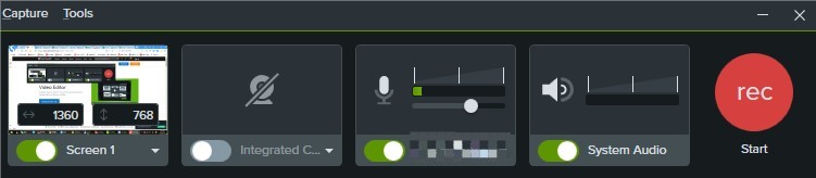 Camtasia Screen Recording