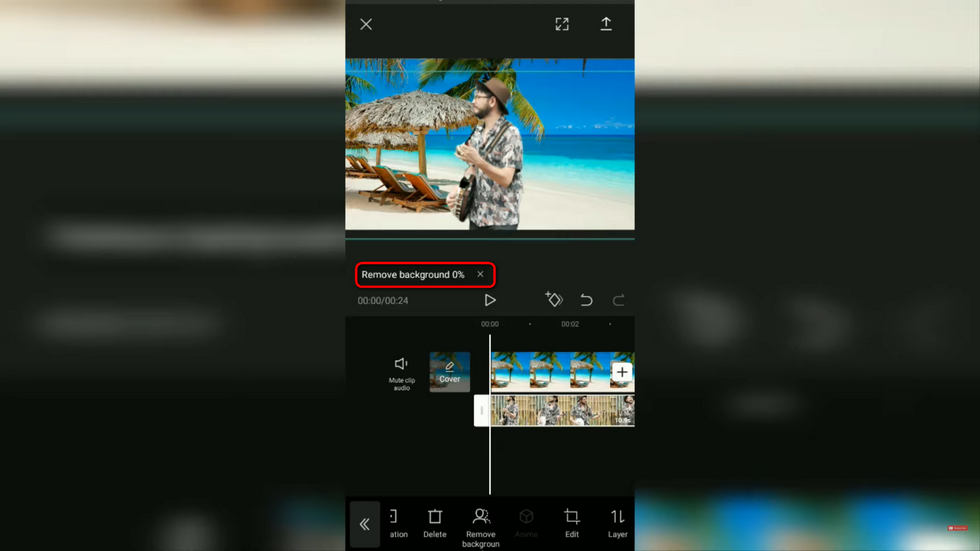 CapCut Remove Video Background