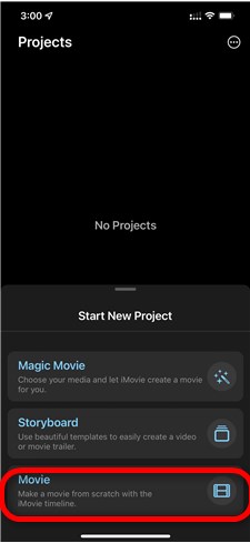 Create a Movie