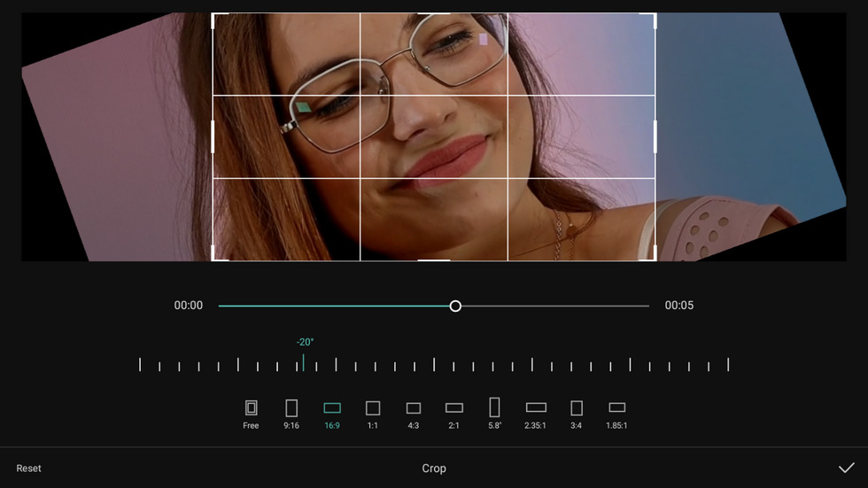 Crop Video on Android in CapCut