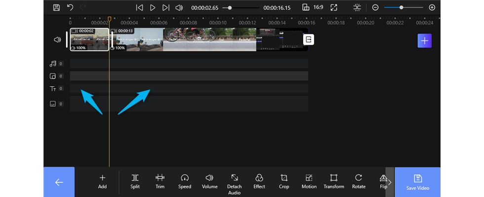 Cut Video Via FilmForth