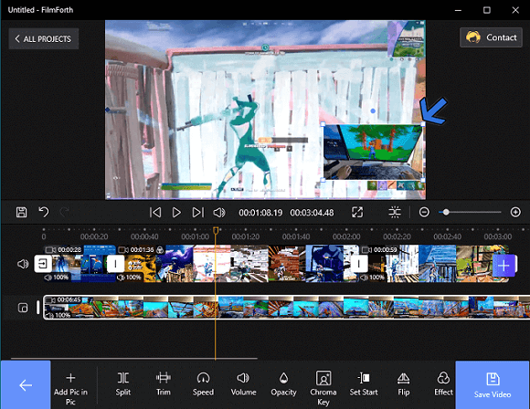 Overlay video