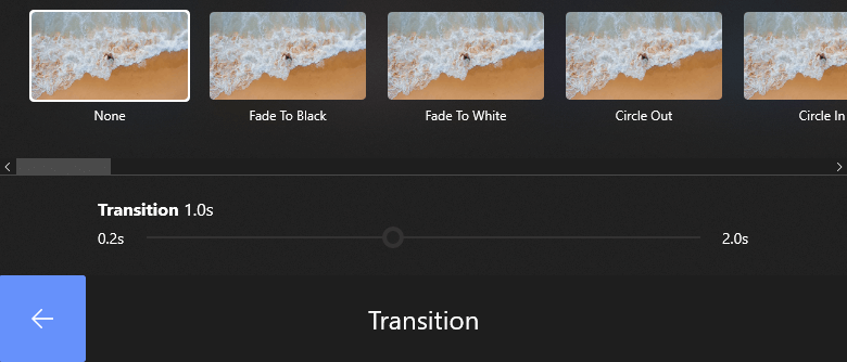 Select Transition