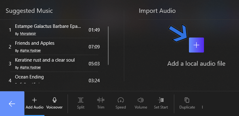 Import Audio