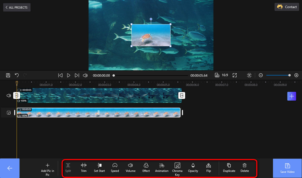 Edit PIP Video