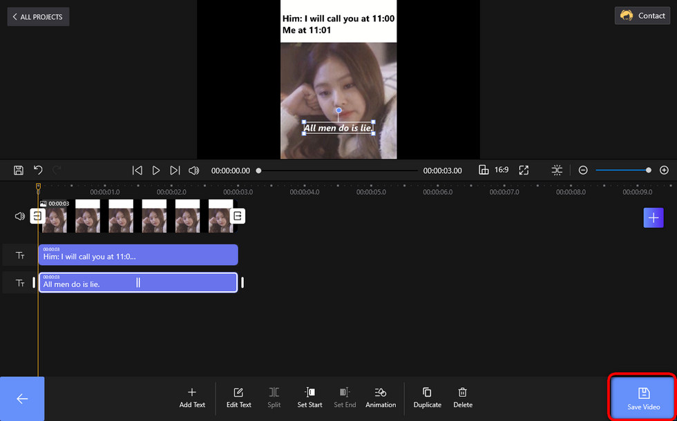Save and Export Meme