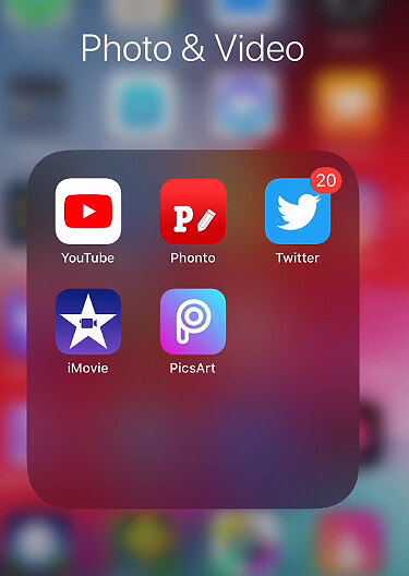Open iMovie App