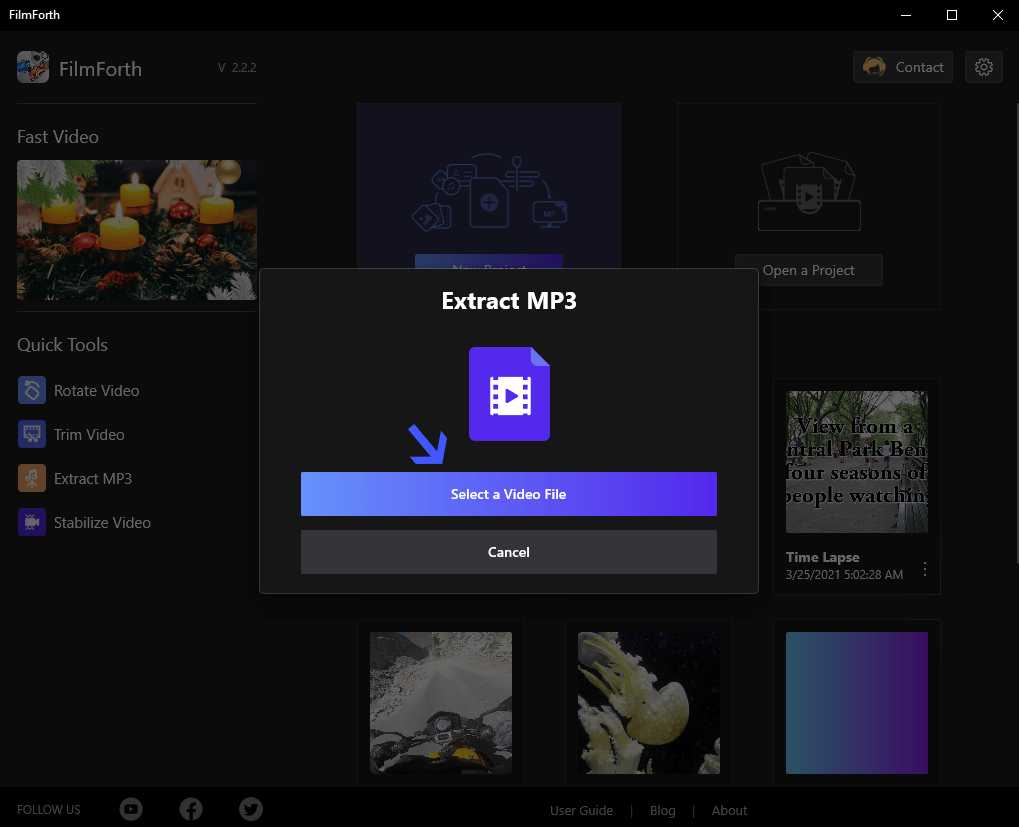 Select a Video File