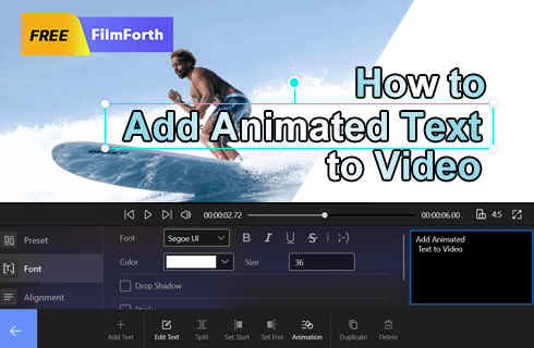 How to Add Animated Text to Video in 2021