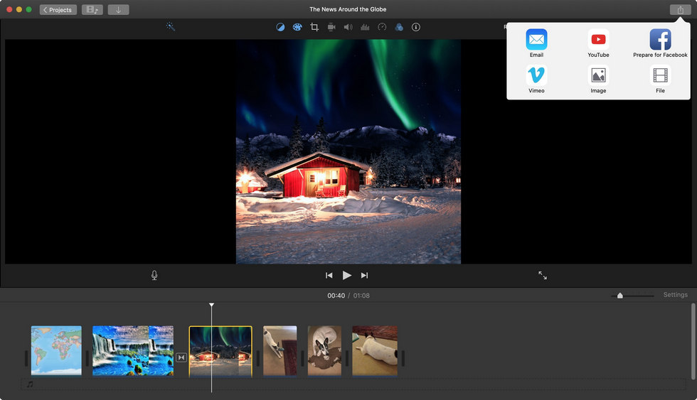 iMovie Share Project