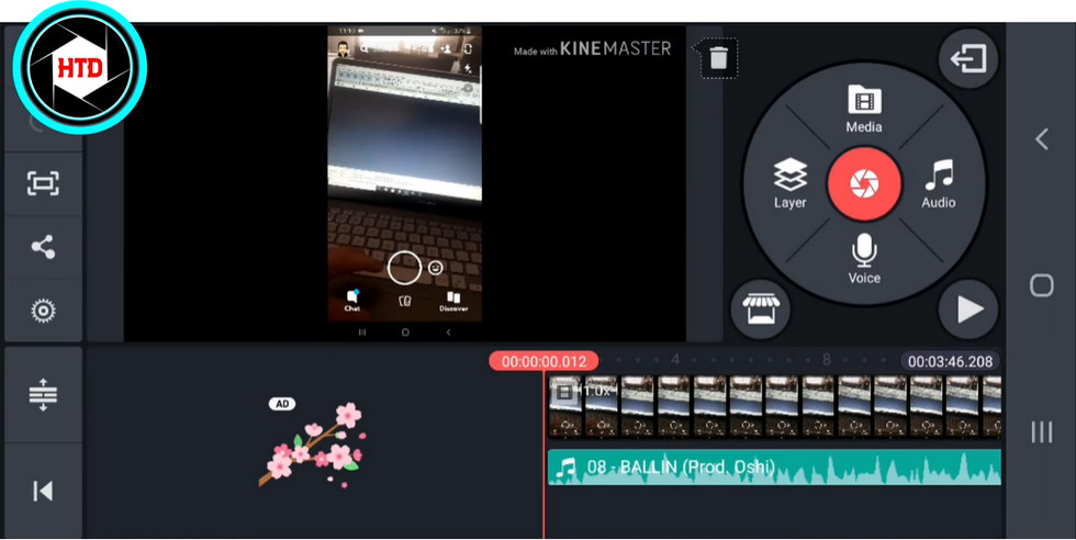 KineMaster Add Music