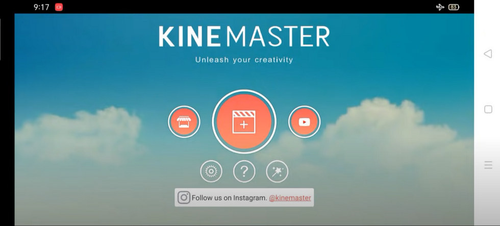 Launch KineMaster