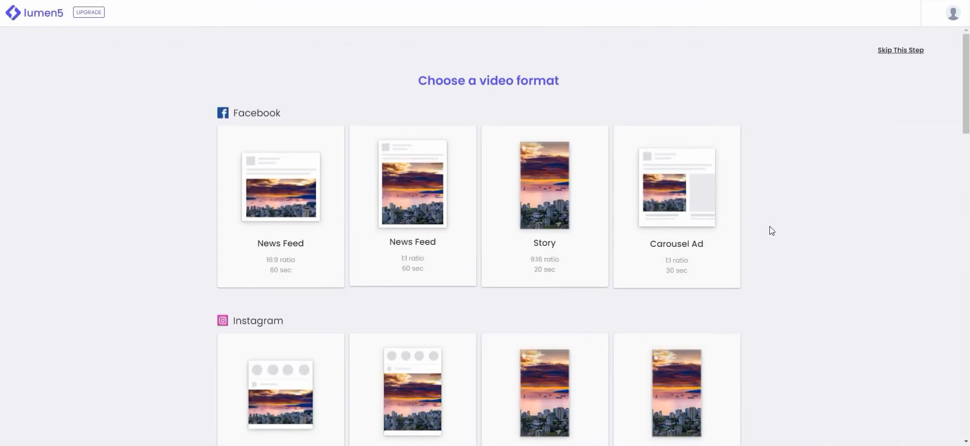 Lumen5 Video Formats