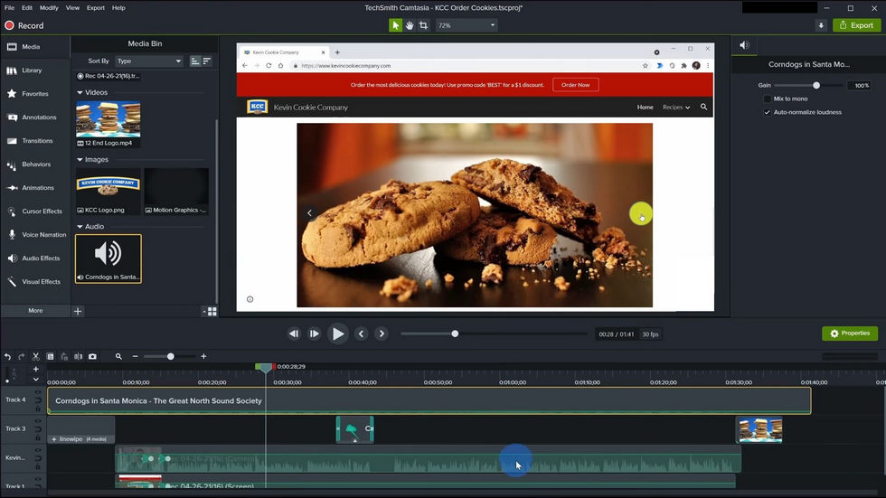 Mac Video Editor Camtasia Free