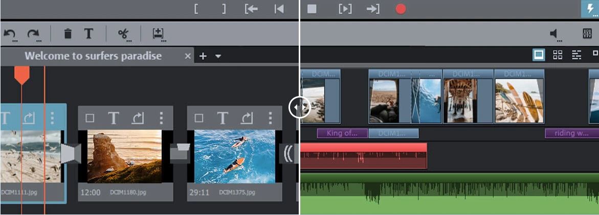 Magix Movie Edit Pro Storyboard And Timeline
