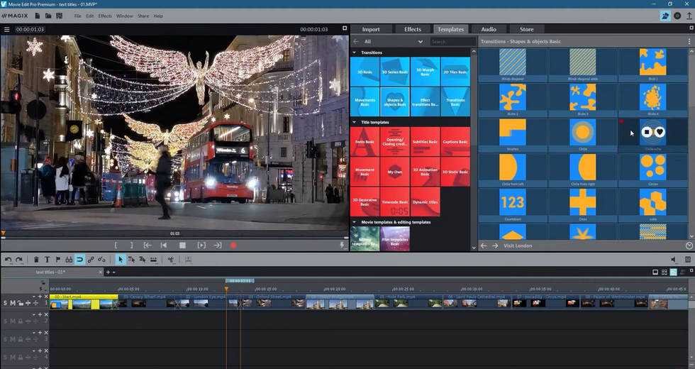 Magix Movie Edit Pro Transition