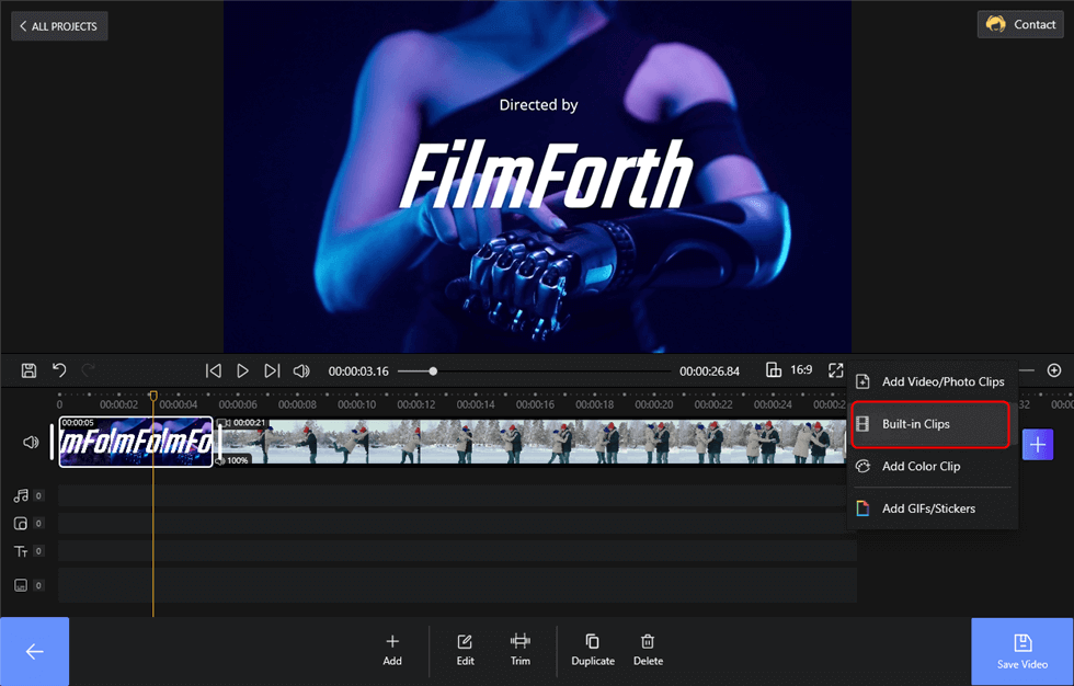 Make an Intro Video or Outro Video