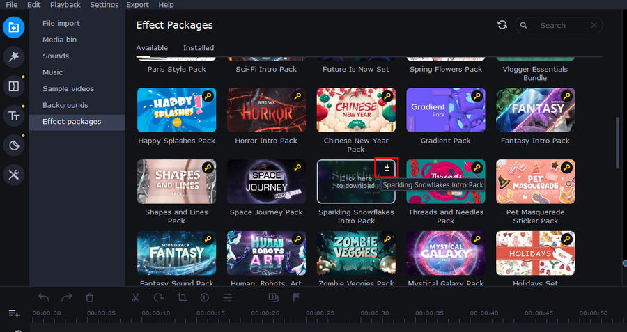 Movavi Effects Store