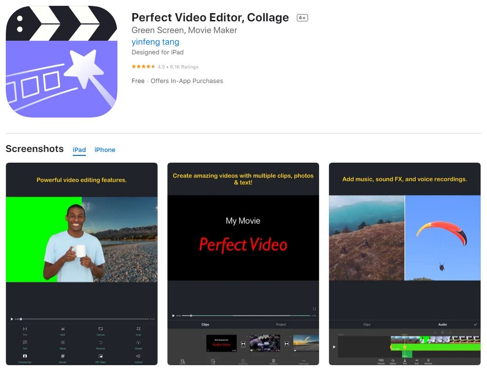 Perfect Video Editor Collage Split