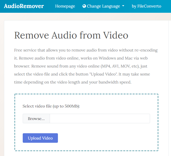 Audio Remover