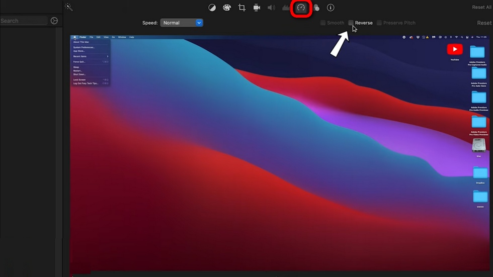 Reverse a Video on Mac