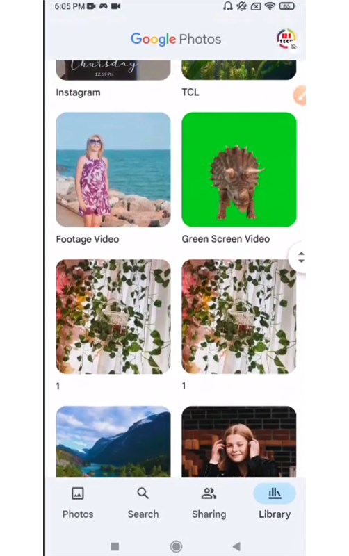 Select the Video in Google Photos