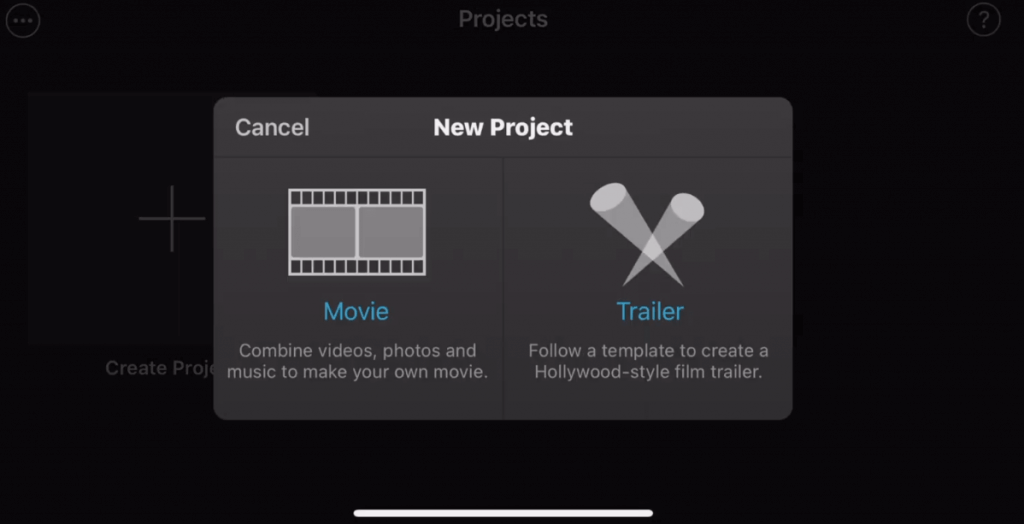 Select Movie Option