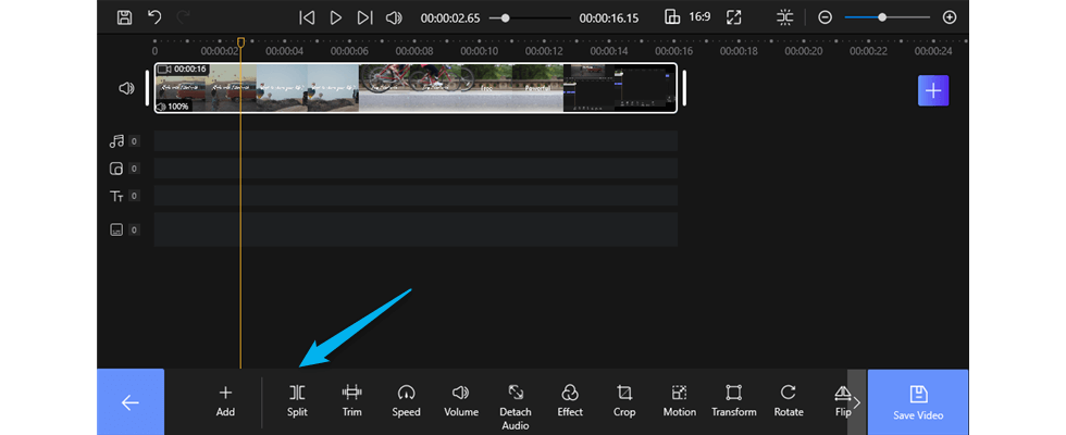 Spilt Video With FilmForth