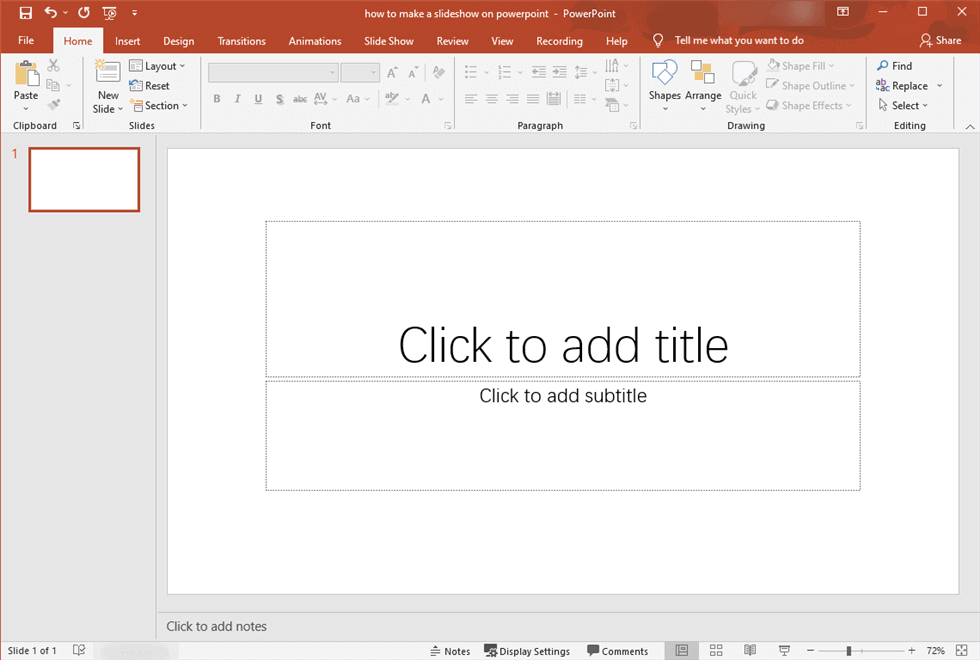 Launch PowerPoint and Get Started