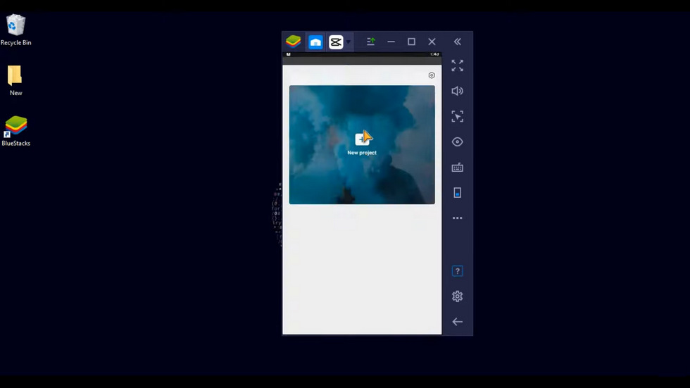 Use Capcut on BlueStacks
