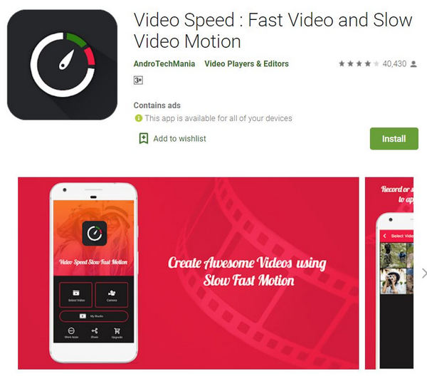 Video Speed Slowmo